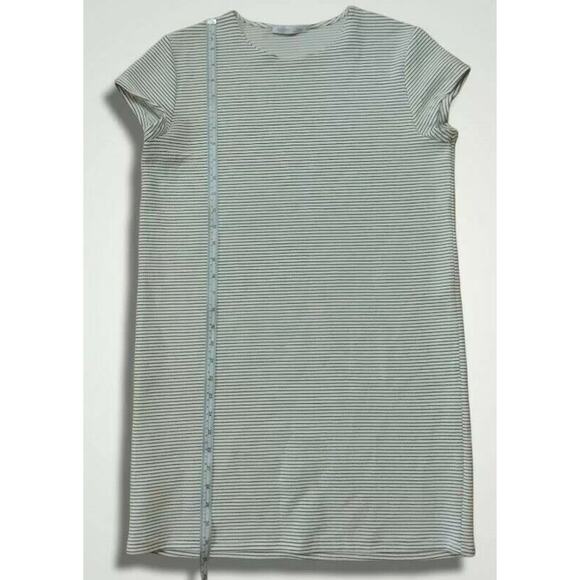 Zara W/B Collection Cap Sleeve Tunic Striped Size Medium - Picture 6 of 7